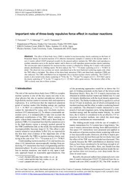 Important role of three-body repulsive force effect in nuclear reactions