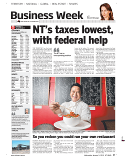 So you reckon you could run your own restaurant