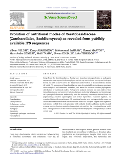 Evolution of nutritional modes of Ceratobasidiaceae (Cantharellales