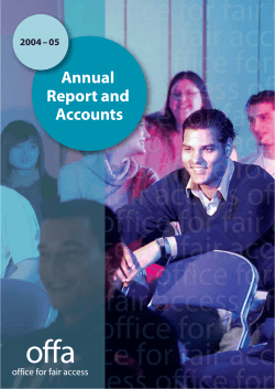 Annual Report and Accounts