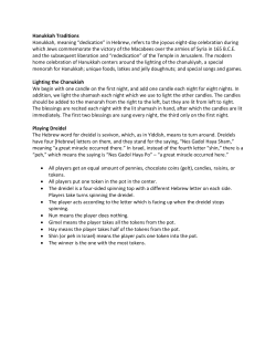 Hanukkah Traditions Hanukkah, meaning &ldquo;dedication&rdquo; in Hebrew