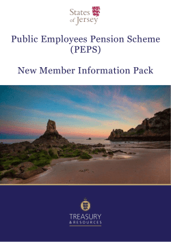 Public Employees Pension Scheme (PEPS) New