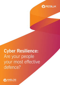 Cyber Resilience: Are your people your most effective
