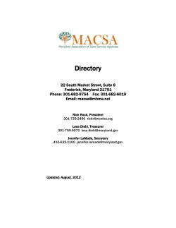 Directory - Beacon Health Options Maryland