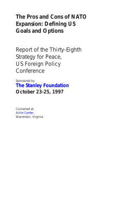 The Pros and Cons of NATO Expansion