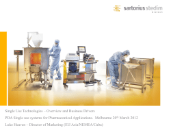 Configurable Systems for SU manufacturing