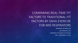 Comparing Real-Time Fit Factors to Traditional Fit Factors by OSHA