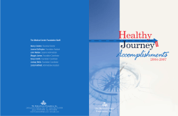 Healhty Journey II Accomplishments