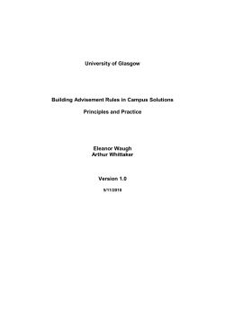Building Advisement Rules in Campus Solutions Prin and Prac
