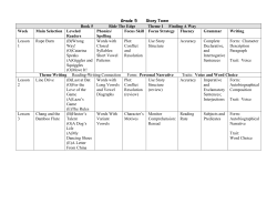 Revised -Storytown Grade 5 Skill Matrix