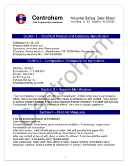 MSDS - Centrohem doo