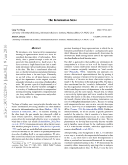 The Information Sieve