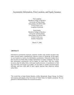 The Impact of Geographic Location on Capital Structure