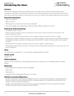 Introducing the Atom