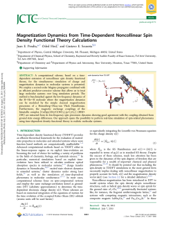 Magnetization Dynamics from Time-Dependent Noncollinear Spin