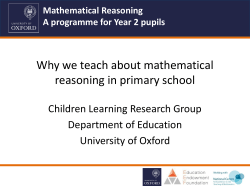 RTB EEF Mathematical Reasoning