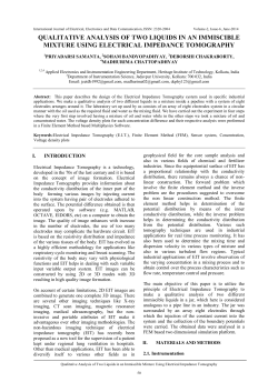 qualitative analysis of two liquids in an immiscible mixture