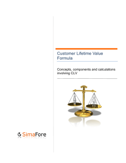 Customer Lifetime Value Formula