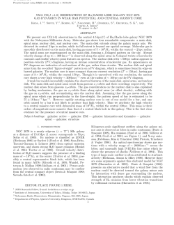 OBSERVATIONS OF H&alpha;/RADIO LOBE GALAXY NGC 3079