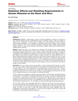 Radiation Effects and Shielding Requirements in