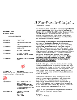 A Note From the Principal&hellip;