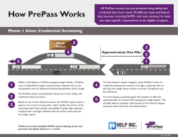 How PrePass Works