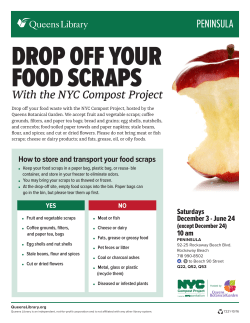 drop off your food scraps