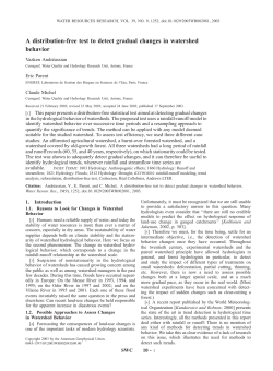 A distribution-free test to detect gradual changes