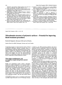 Microdomain structure of polymeric surfaces—Potential for