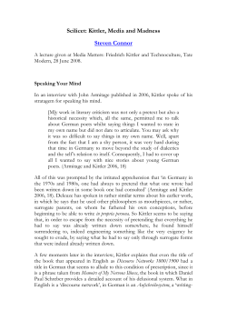 pdf version - Steven Connor