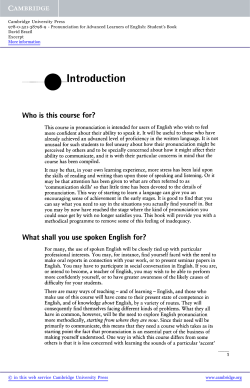 Excerpt - Cambridge University Press