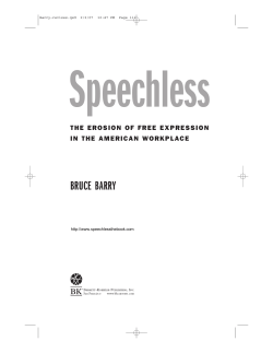 Speechless at Work in America