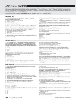 AJCP Journal CME/SAM