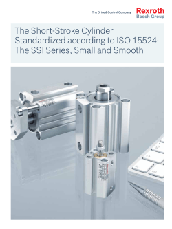 Cylinders Short Stroke SSI Series