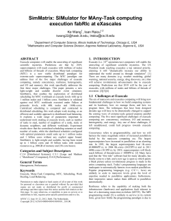 SimMatrix - Data-Intensive Distributed Systems Laboratory