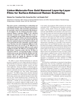 Linker-Molecule-Free Gold Nanorod Layer-by