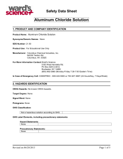 Aluminum Chloride Solution