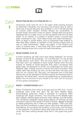 AppNotes - Parker Hill Community Church