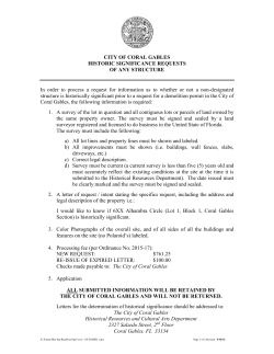 CITY OF CORAL GABLES