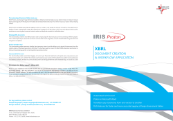 Proton XBRL - IRIS Business Services