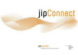 jipConnect user manual - mwf