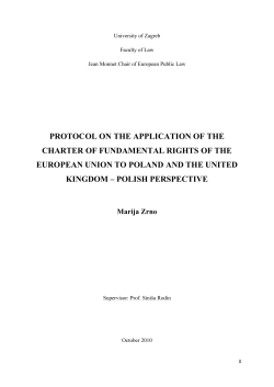 protocol on the application of the charter of fundamental rights of the