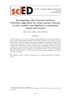 Investigating with Concept Cartoons