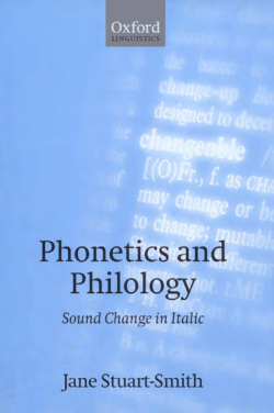 Phonetics and Philology : Sound Change in Italic