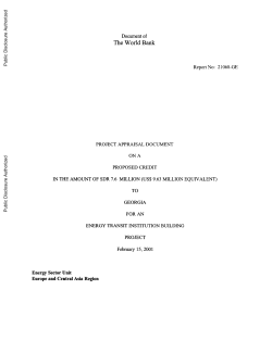 Official PDF , 54 pages - World bank documents