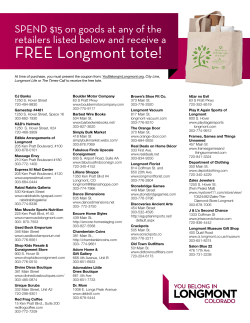 FREE Longmont tote! - You Belong In Longmont Colorado