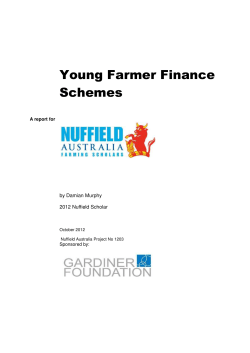 Young Farmer Finance Schemes