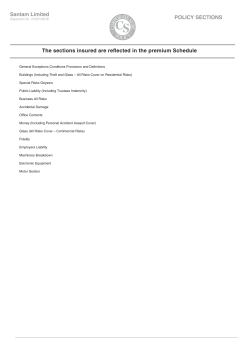 Policy Wording