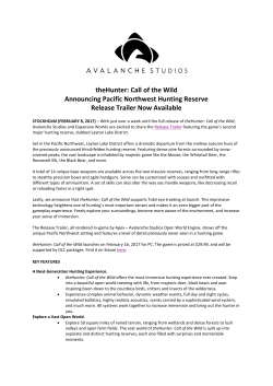 theHunter: Call of the Wild Announcing Pacific Northwest