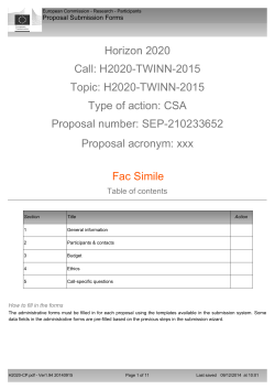 Fac Simile - Universit&agrave; degli studi di Genova